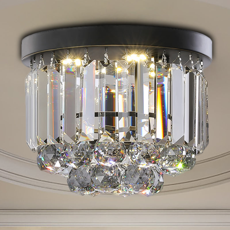Émilienne Modern Crystal LED Flush Ceiling Light