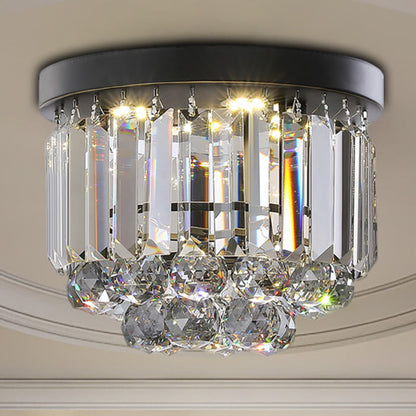 Émilienne Modern Crystal LED Flush Ceiling Light