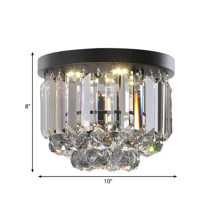 Émilienne Modern Crystal LED Flush Ceiling Light