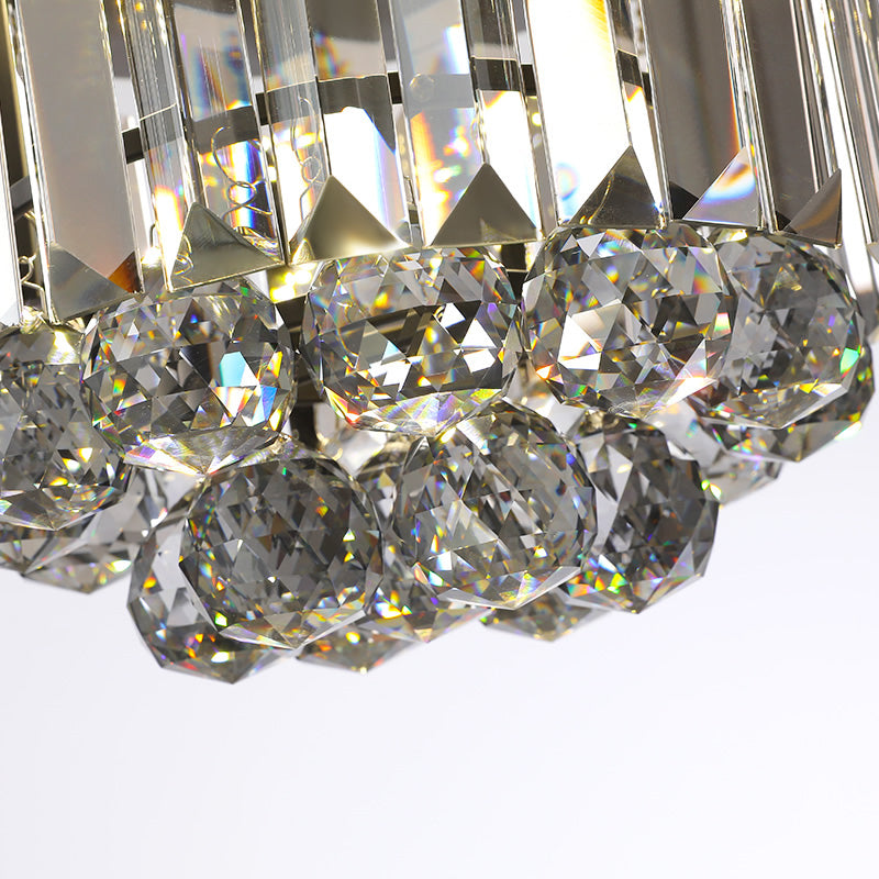 Émilienne Modern Crystal LED Flush Ceiling Light