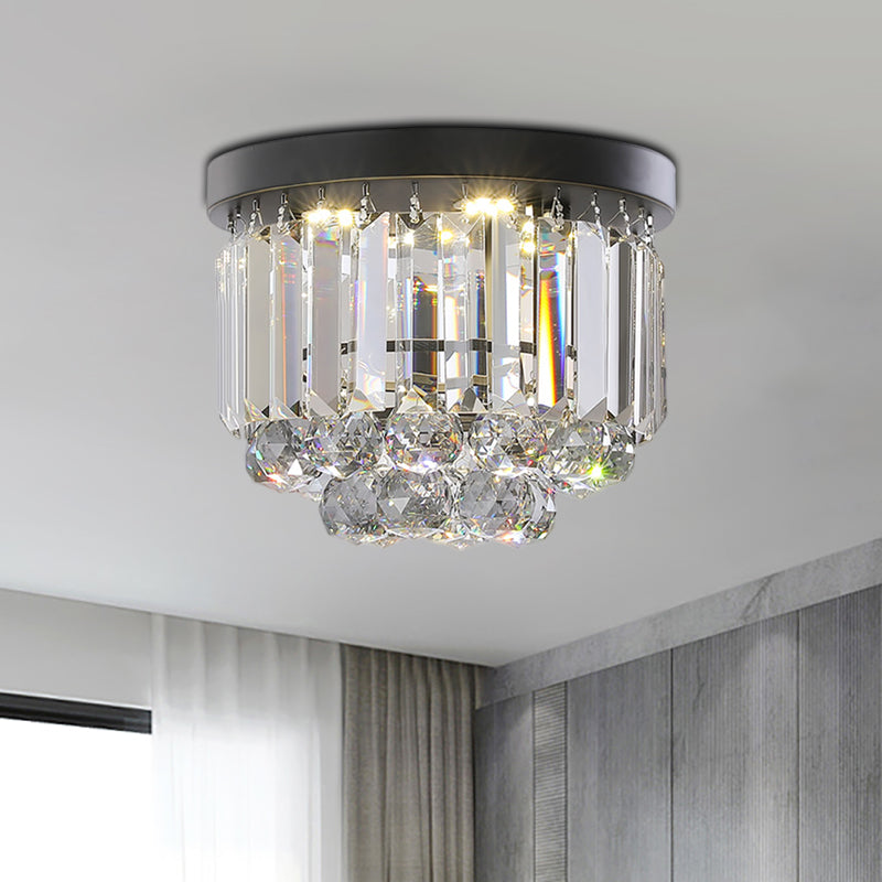 Émilienne Modern Crystal LED Flush Ceiling Light