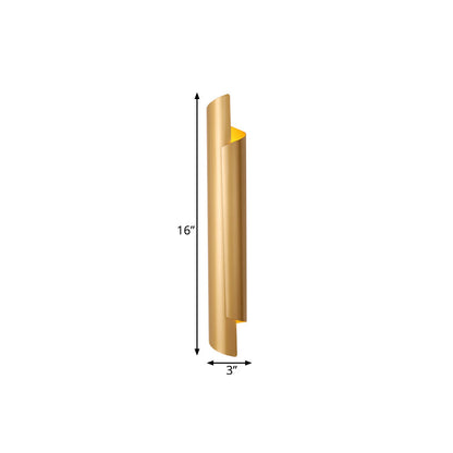 Valérie Scrolled Dual Light Wall Sconce Black/White/Gold