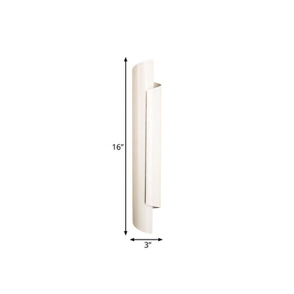 Valérie Scrolled Dual Light Wall Sconce Black/White/Gold