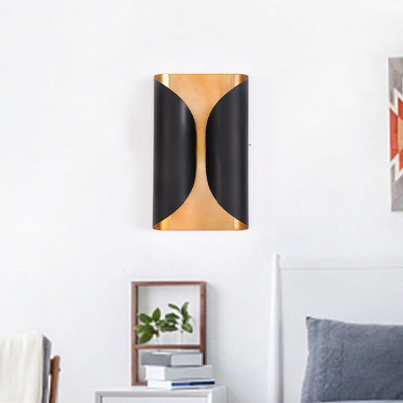 Adélie Colonial Double Light Wall Sconce with Metal Shade