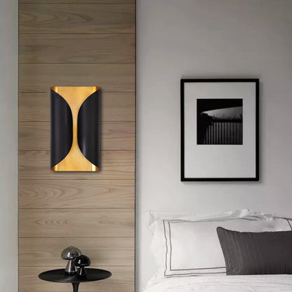 Adélie Colonial Double Light Wall Sconce with Metal Shade