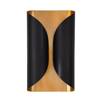 Adélie Colonial Double Light Wall Sconce with Metal Shade