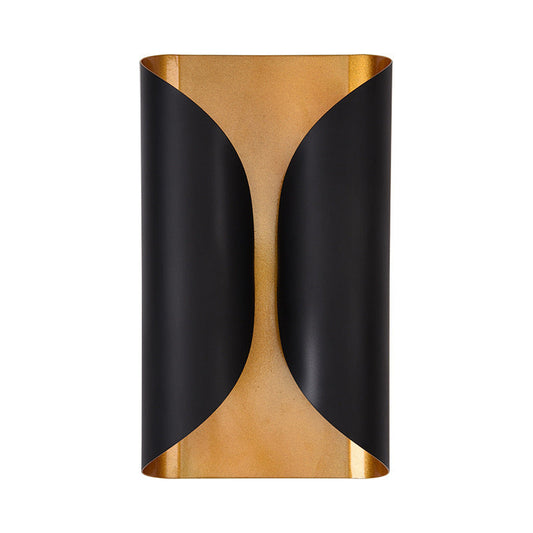 Adélie Colonial Double Light Wall Sconce with Metal Shade
