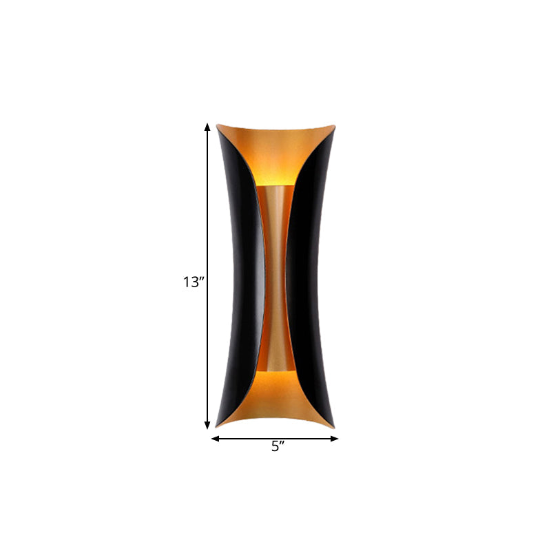 Anaïs Modern Curl Metal Wall Sconce