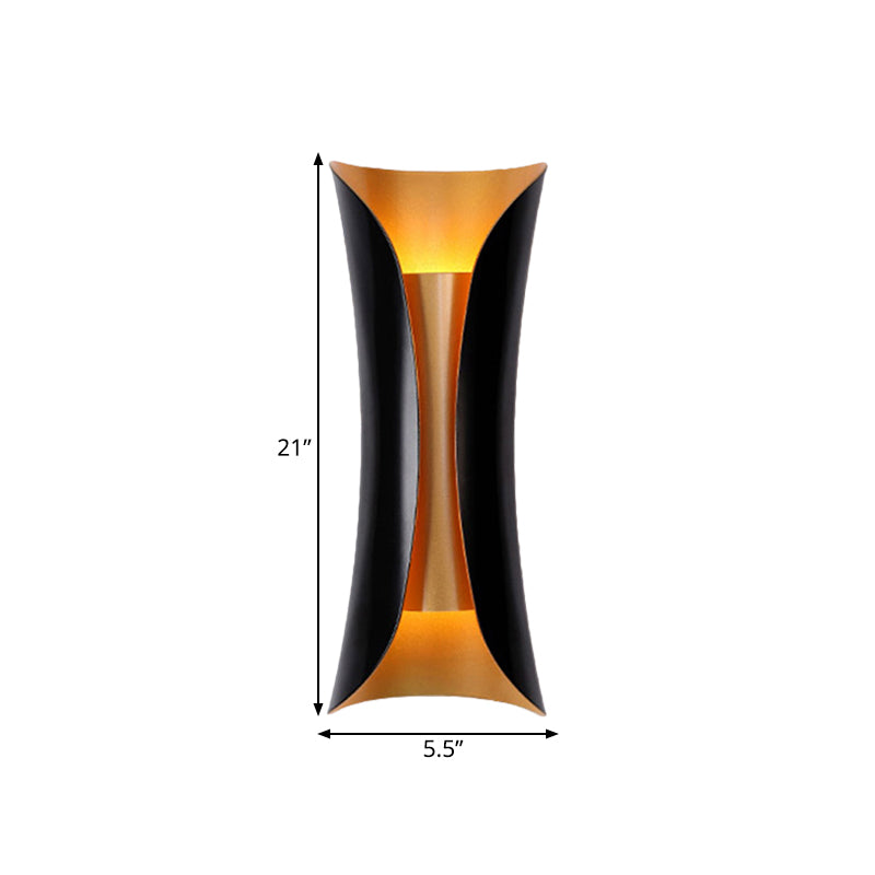 Anaïs Modern Curl Metal Wall Sconce