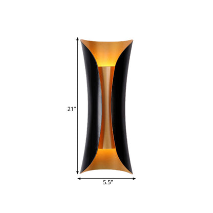 Anaïs Modern Curl Metal Wall Sconce