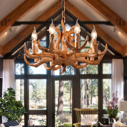 Montclair Rustic Antler Chandelier Pendant Light