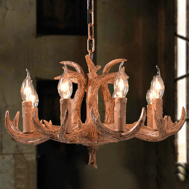 Montclair Rustic Antler Chandelier Pendant Light