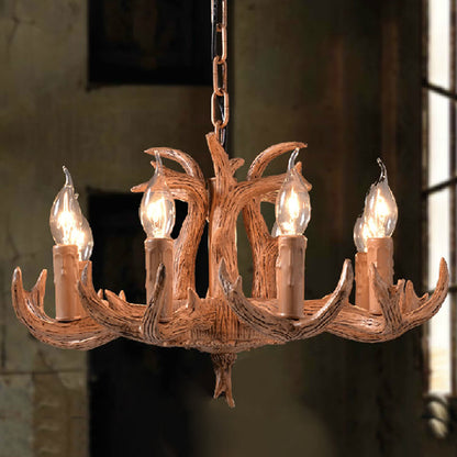 Montclair Rustic Antler Chandelier Pendant Light
