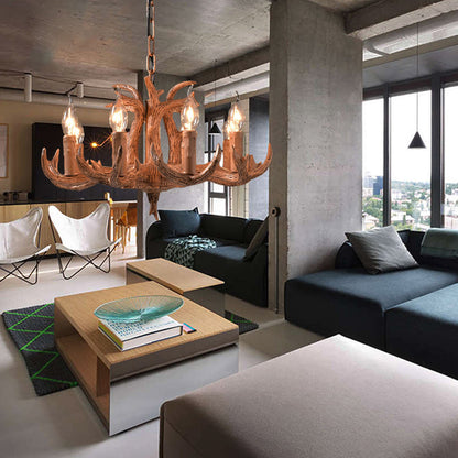 Montclair Rustic Antler Chandelier Pendant Light