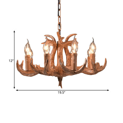 Montclair Rustic Antler Chandelier Pendant Light