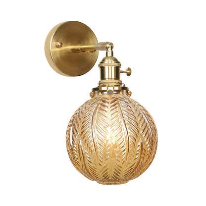 Isabelle Prismatic Glass Geometric Wall Sconce Brass