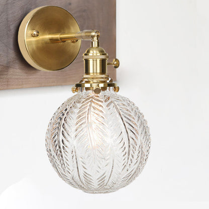 Isabelle Prismatic Glass Geometric Wall Sconce Brass