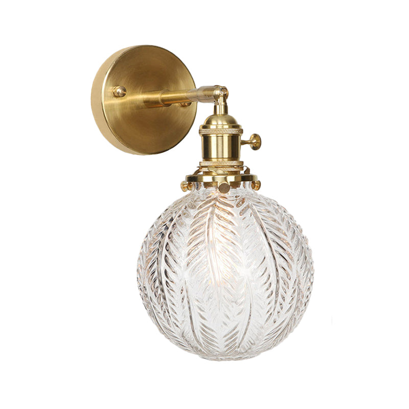 Margaux Geometric Wall Lamp with Prismatic Glass and Brass Finish