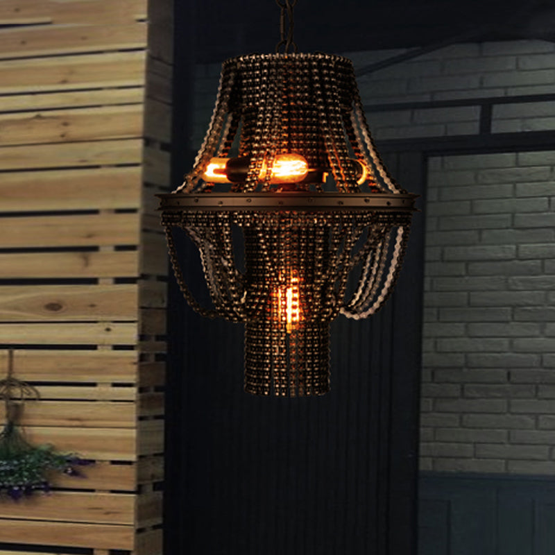 Mathilde Industrial Bike Chain Chandelier