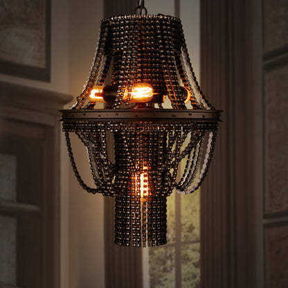 Mathilde Industrial Bike Chain Chandelier