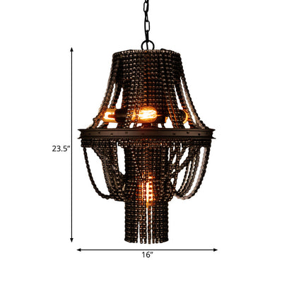Mathilde Industrial Bike Chain Chandelier