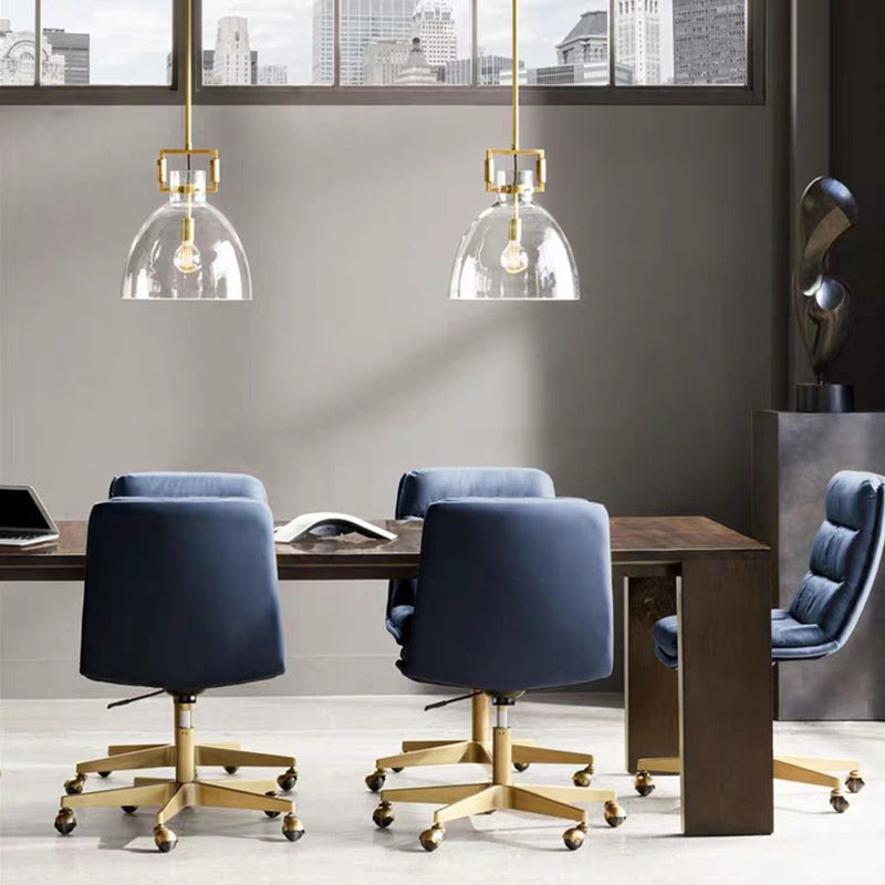 Valérie Brass Glass Postmodern Pendant Light