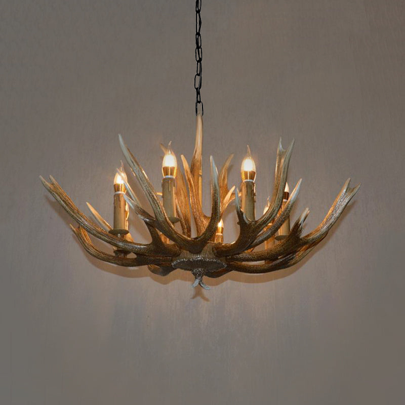 Adrienne Rustic Branch Resin Chandelier Pendant Light