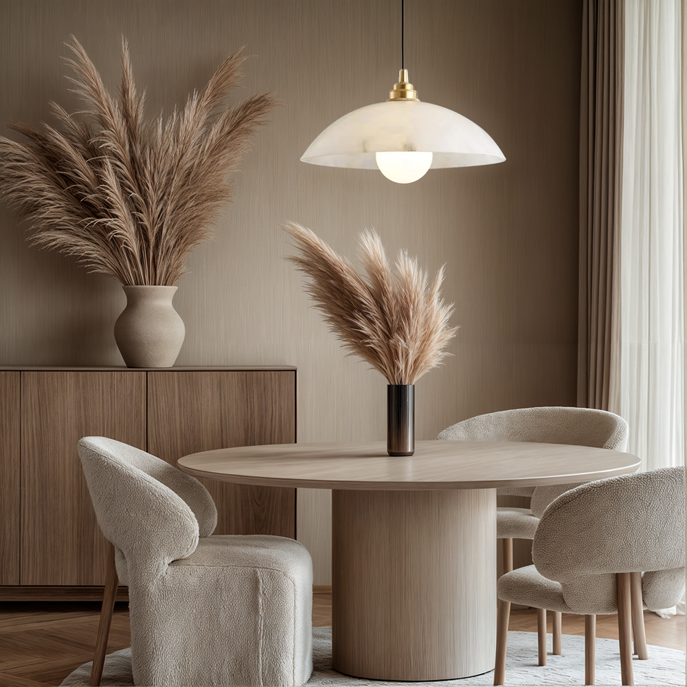 Sophie Inigo Marble Alabaster Pendant Light
