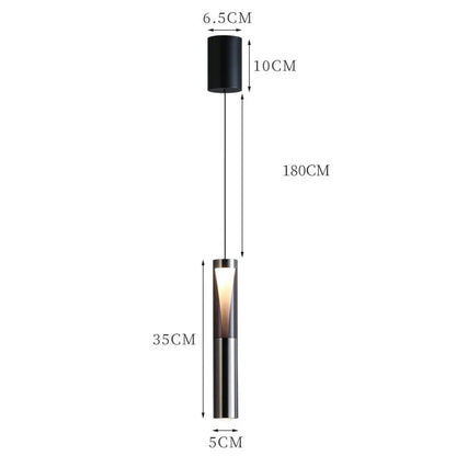 Amélie Rayvia Tube Pendant Light