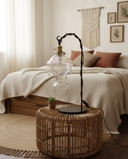 Anaïs Water Drop Resin Table Lamp with Artistic Drip Design