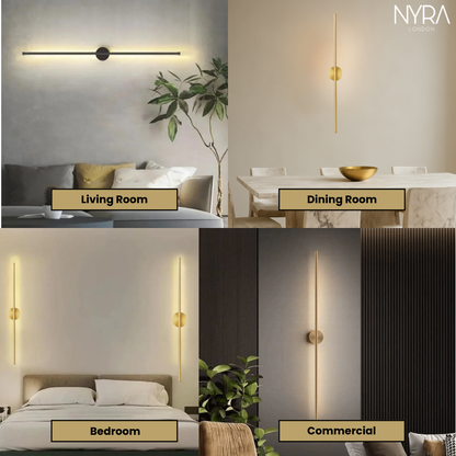 Elena Minimalist Linear Sconce
