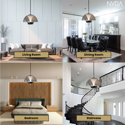 Amélie HENNEKE Glass-Style Pendant Light