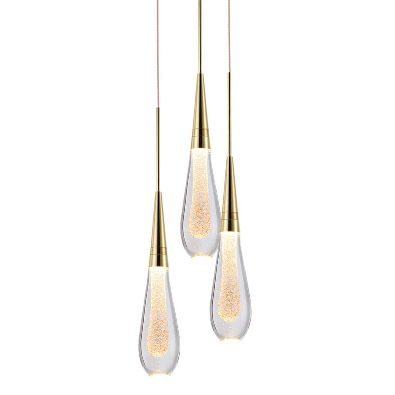 Amélie Golden Droplet Pendant Light