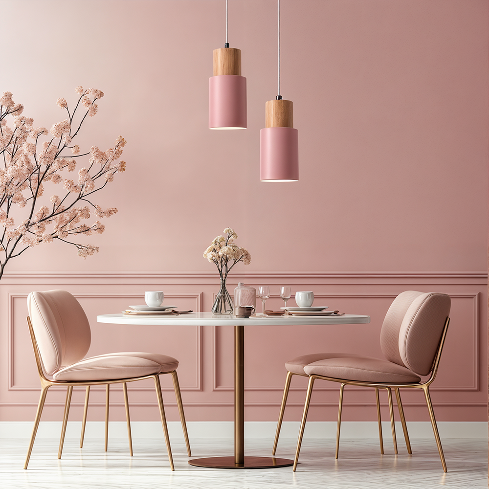 Amélie Handcrafted Oak Pendant Light