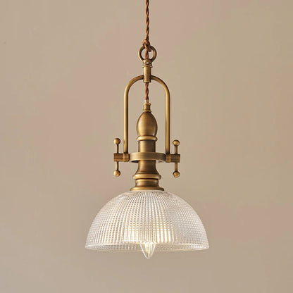 Aurélie Clear Glass Chandelier with Brass Gold Finish