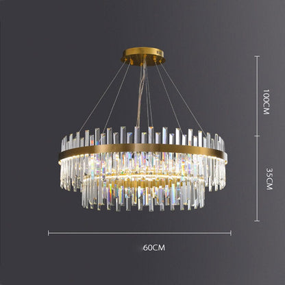 Celeste Orion Handcrafted Crystal Chandelier