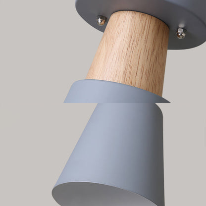 Élodie Modern Conic Semi Flush Ceiling Light