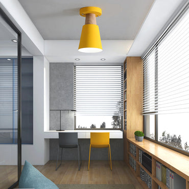 Élodie Modern Conic Semi Flush Ceiling Light