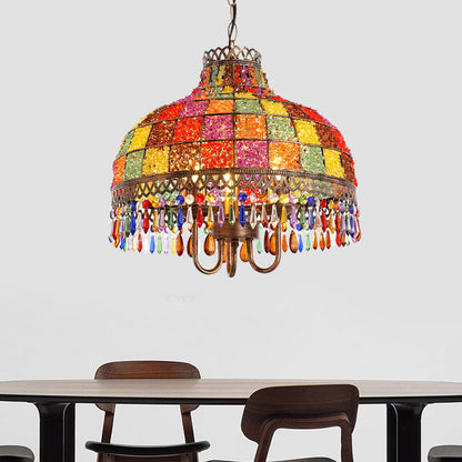 Amélie Bohemian Bowl Chandelier