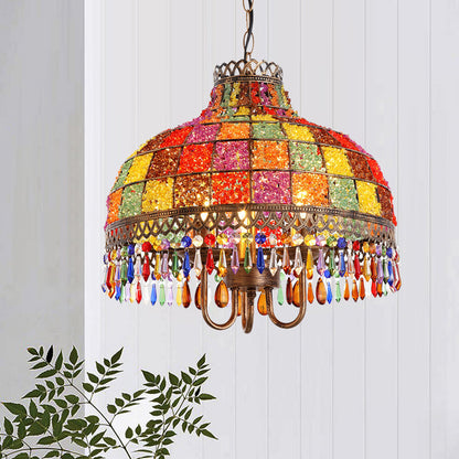 Amélie Bohemian Bowl Chandelier