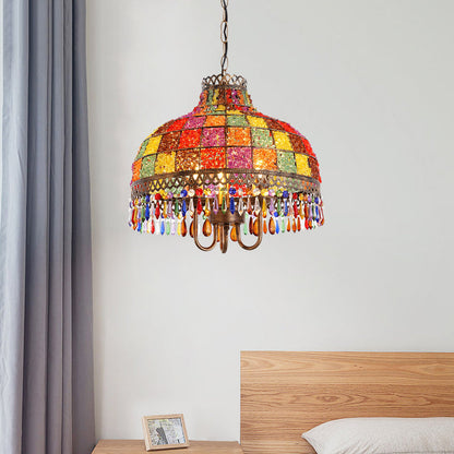 Amélie Bohemian Bowl Chandelier