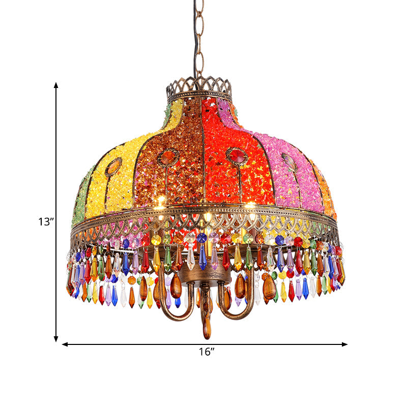 Amélie Bohemian Bowl Chandelier