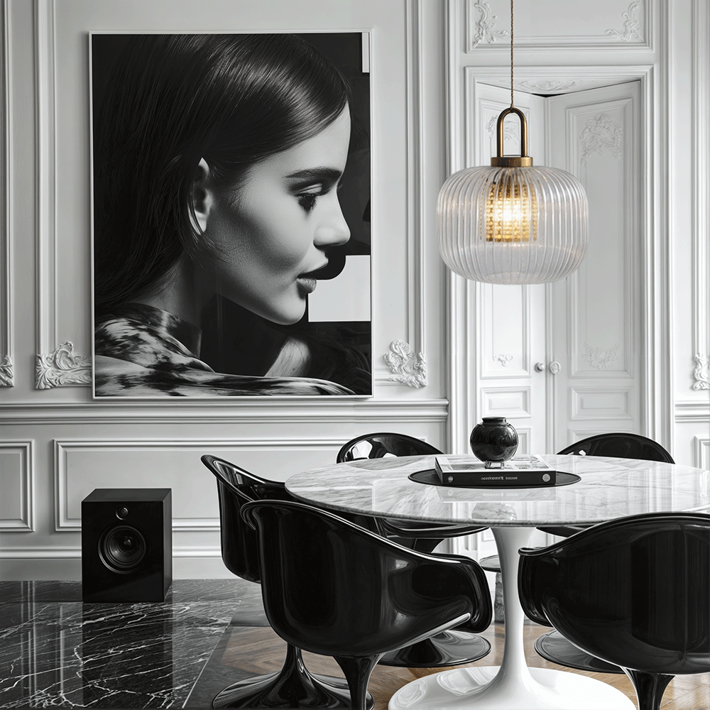 Amélie St Pauls Fluted Glass Pendant Light