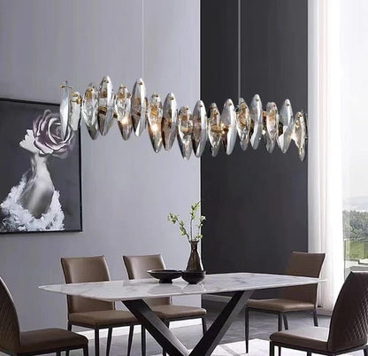 Elodie Crystal Leaf Nordic Luxury Chandelier