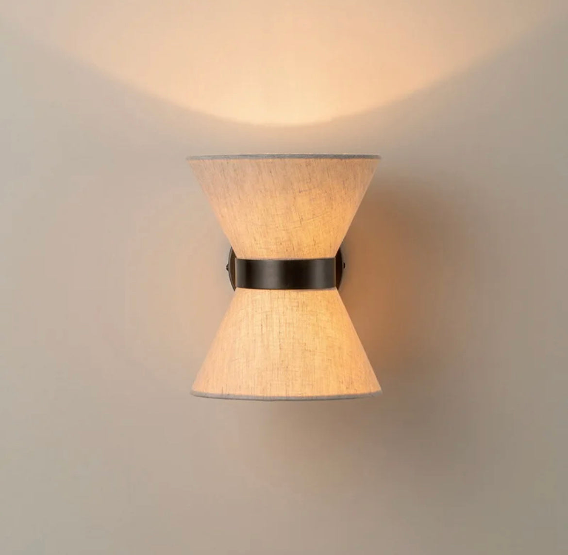 Camille Fabric Shade Wall Lamp