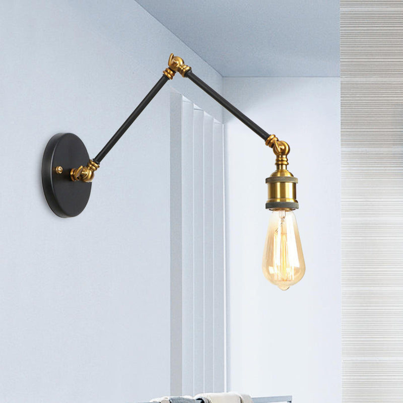 Alden Industrial Swing Arm Wall Sconce
