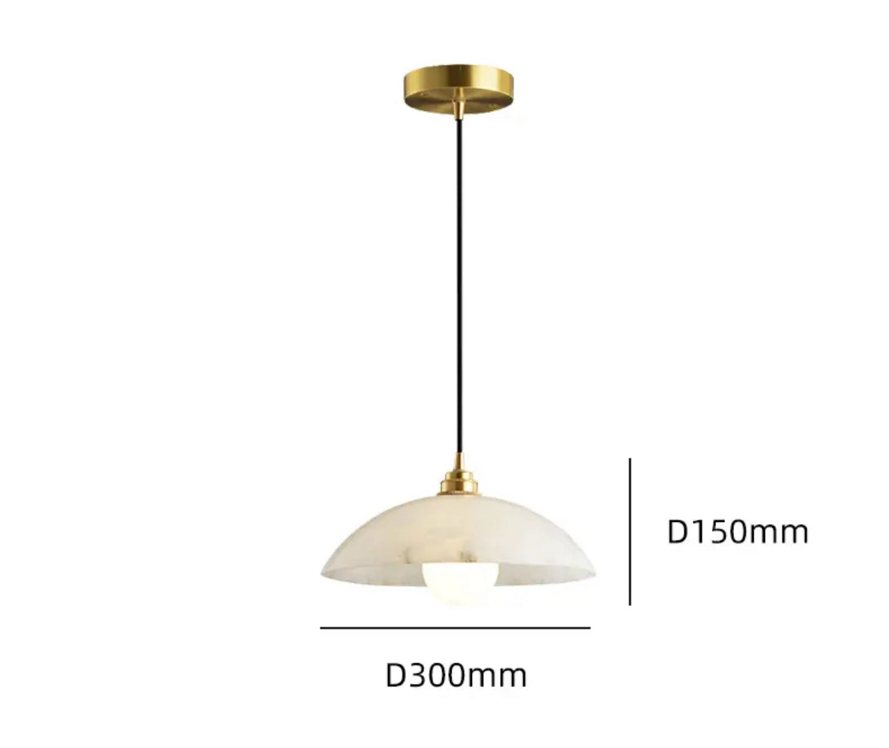 Sophie Inigo Marble Alabaster Pendant Light