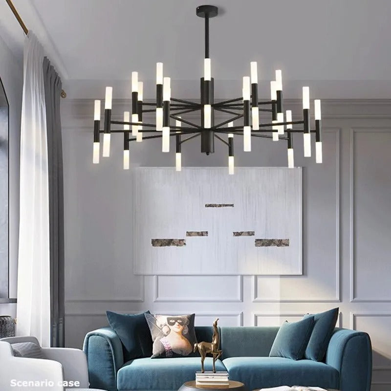 Clara Geometric Matrix Chandelier