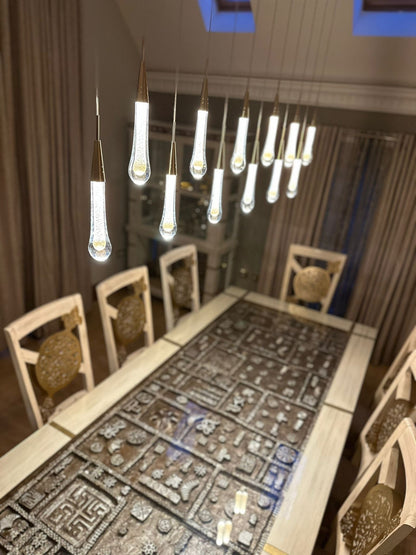 Amélie Golden Droplet Pendant Light