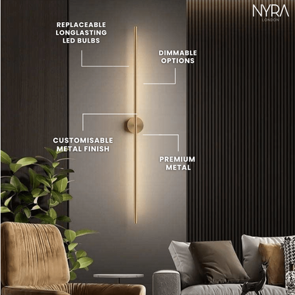 Elena Minimalist Linear Sconce